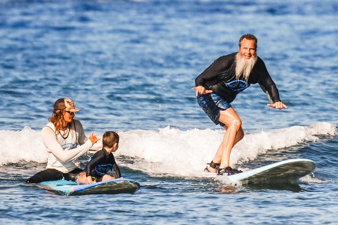 2 Hour Beginner Group Surf Lessons - Instructors who work well with families
