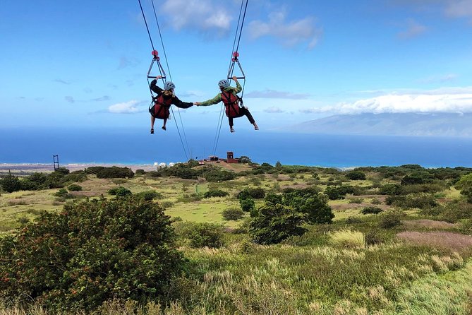 6 Dual-Zipline Mountain Adventure in Maui - The suspension bridge adds a welcome change