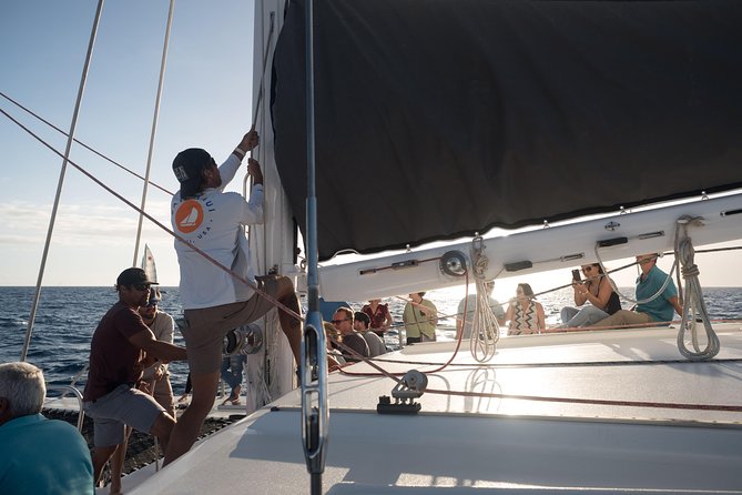 'Alihilani Sunset Sail from Ma'alaea Harbor - Finding your best place on the 65-foot catamaran