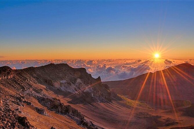 Classic Haleakala Sunrise Tour - At the summit: cold air, crater views, and dawn