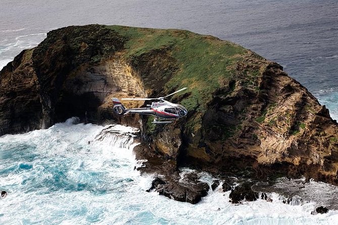 Deluxe Helicopter Tour of Molokai and Maui - Taking off from Kahului and crossing toward Molokai