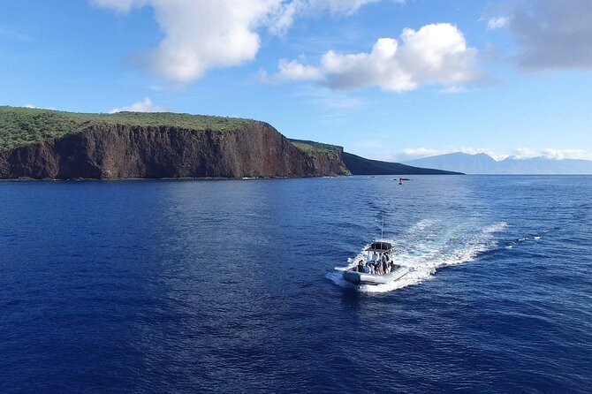 Eco-Raft Tour: Maui-Lanai Snorkel / Dolphin Watch (Semi-Private) - A small raft with a big Lanai day ahead