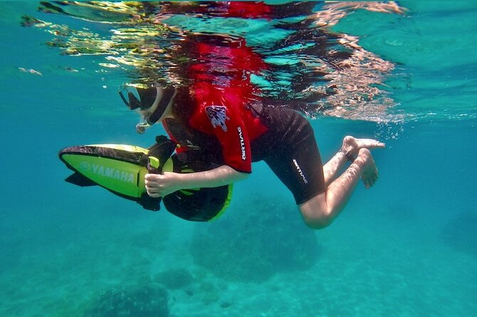 Eco Sea Scooter Beach Entry - Rent a GoPro Video tape Sea Turtles - Key points at a glance