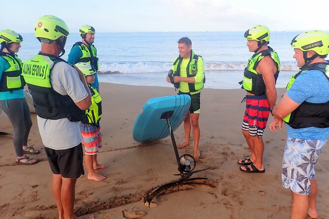 Electric Foilboard rides/lessons/sessions at Sugar Beach, Maui - Key points about the Sugar Beach session
