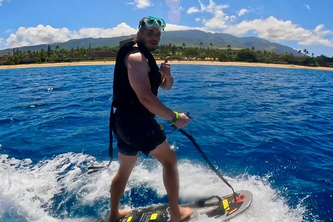 Electric Surf Board Experience Hawaii - Black Rock Beach and the Kāʻanapali shoreline