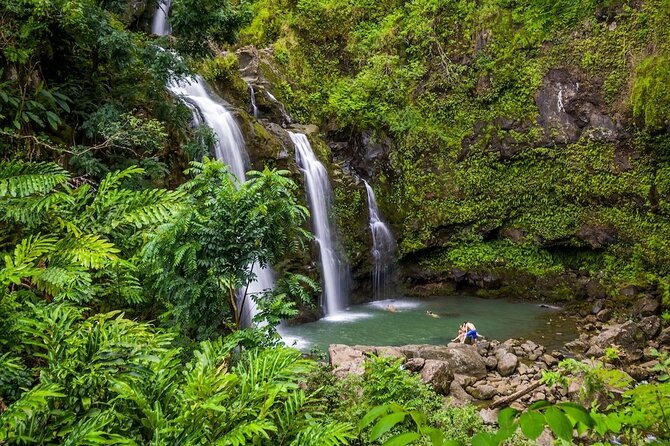 Famous Road to Hana Waterfalls, Black Sand Beach & Lunch - Ke‘anae Point shows old Maui and working fields