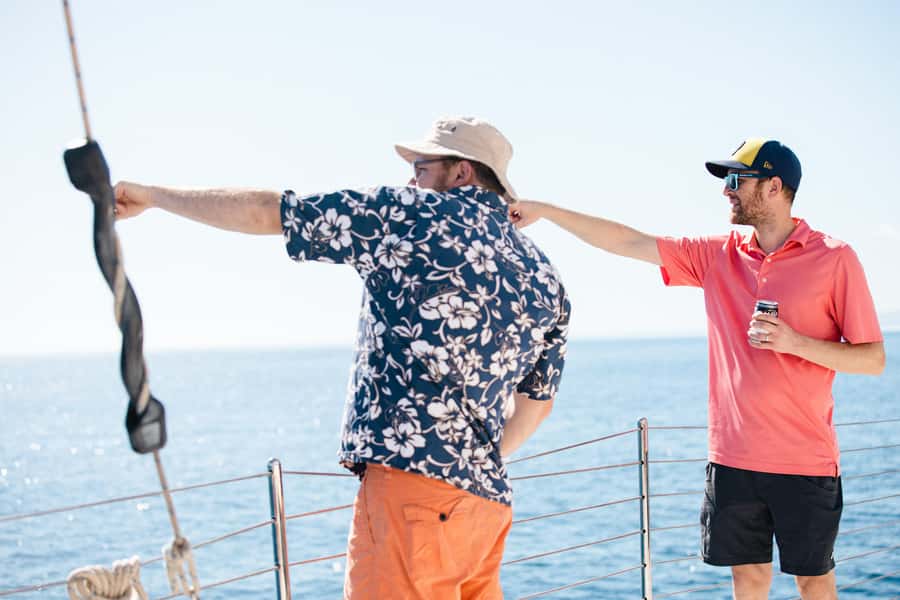 From Ma'alaea: 'Alihilani Sunset Sail Catamaran Tour - How the crew shapes the evening