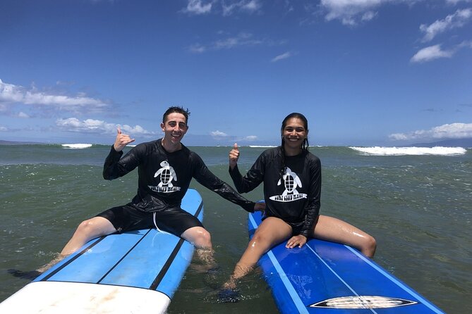 Group Surf Lesson at Kalama Beach in Kihei - Starting at Surf Club Maui in Kihei