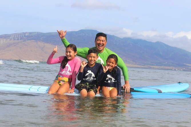 Group Surf Lesson at Kalama Beach in Kihei - Gentle waves, real effort, and a rocky-bottom warning