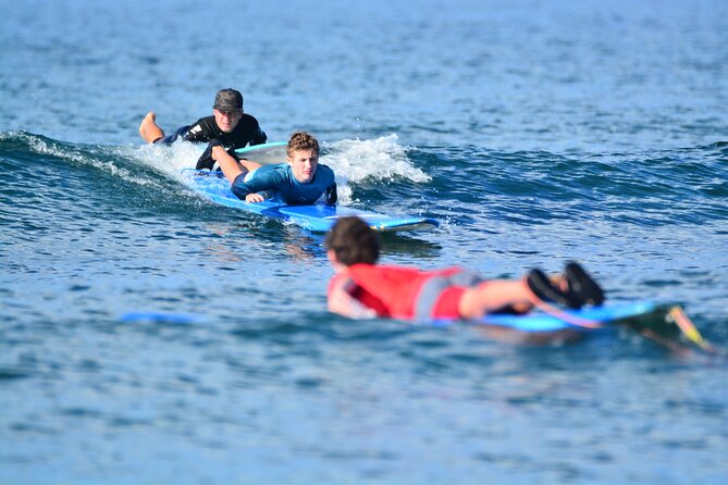 Group Surf Lessons in Lahaina, Maui - The first 15 to 20 minutes: learning on land