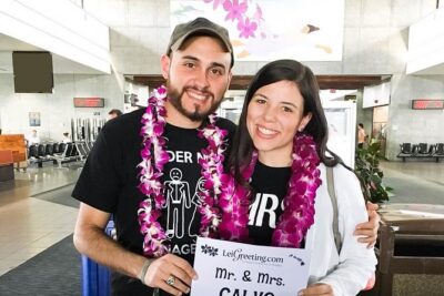 Honeymoon Airport Lei Greeting on Kahului Maui