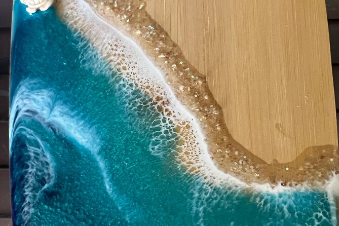 Make your own Maui Souvenir/Ocean resin class - Choosing a board and design