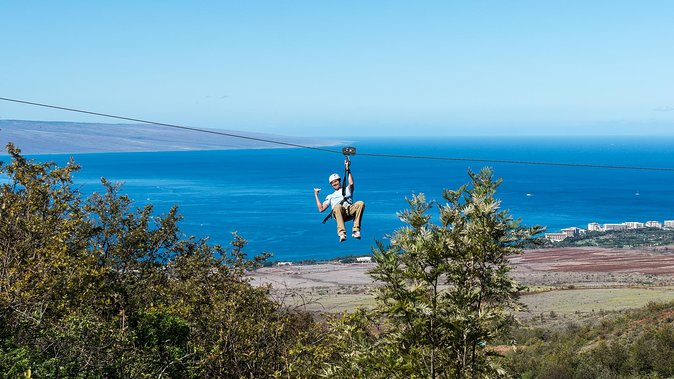Maui 8 line Zipline Adventure: Soar above valleys & Island views - Eight lines above Maui’s eroded valleys