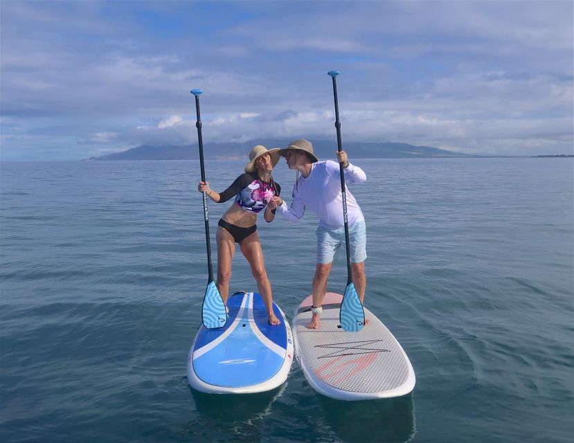 Maui: Beginner Level Private Stand-Up Paddleboard Lesson - A family option with help for small children