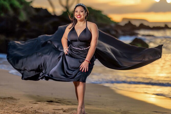 Maui Flying Dress Photoshoot Experience - Why this Wailea photoshoot feels different
