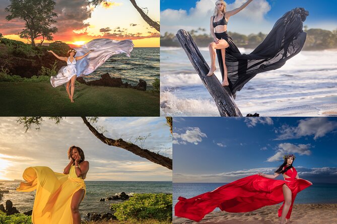 Maui Flying Dress Photoshoot Experience - What you receive after the camera stops