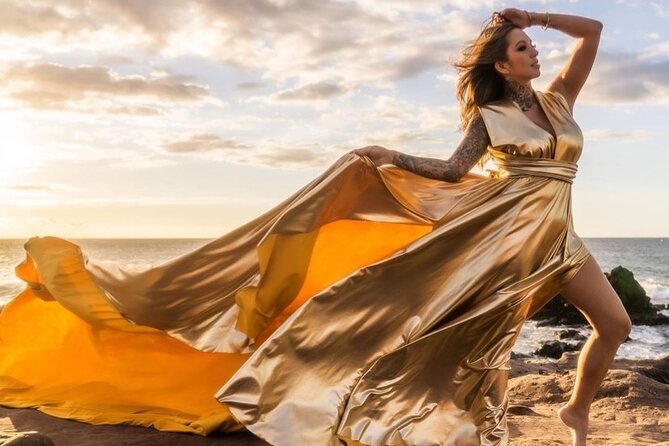 Maui Hi Flying Dress Private Photoshoot Experience - How the one-hour shoot unfolds