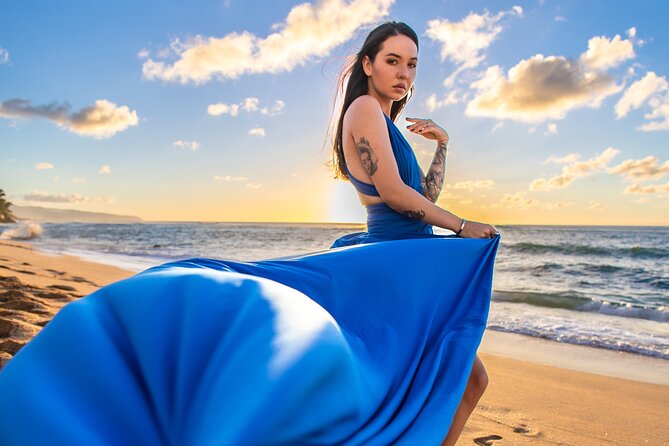 Maui Hi Flying Dress Private Photoshoot Experience - Meeting at Ulua Beach at 5 p.m.