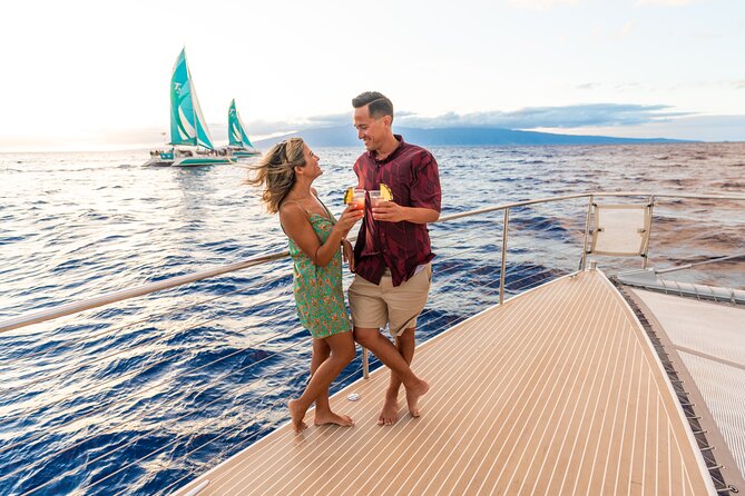 Maui: Ka'anapali Luxury Sunset Cocktail Sail with Open Bar - A sunset sail that begins in the surf