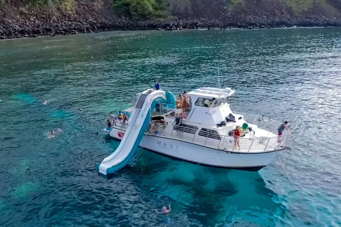 Maui: Molokini & Turtle Town Snorkel & Waterslide Adventure - Equipment and comfort are handled well