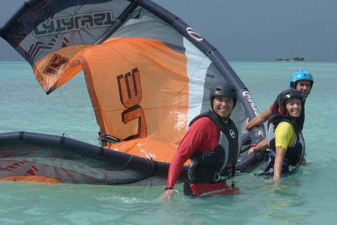 Maui Small-Group Kiteboarding Lesson - Kite Beach - Starting with gear at Kalama Beach Park