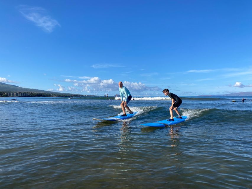 Maui: Surf Lessons for Families, Kids, and Beginners - Into the water at Kalama Park