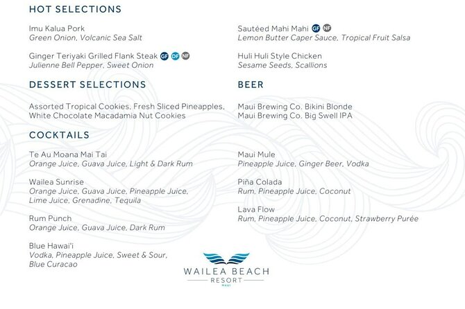 Maui: Te Au Moana Luau at The Wailea Beach Marriott Resort - A family-style dinner with generous portions