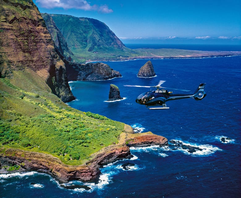 Maui: Waterfalls of West Maui and Molokai Helicopter Tour - Kahakuloa Bay and the wet West Maui Mountains