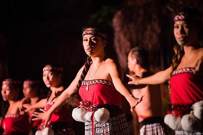 Myths of Maui Luau Dinner and Show - An oceanfront start with leis and sunset light
