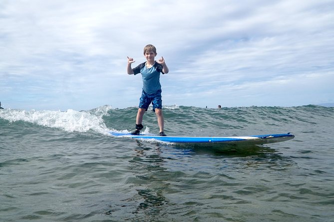 Paddle, Snorkel and Learn to Surf: All in a Day on Maui - The surf lesson at Kalama Park