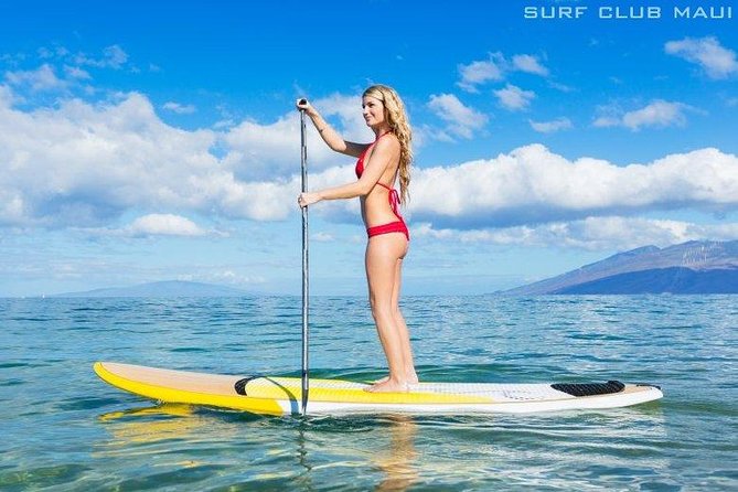 Semi Private Stand Up Paddle Boarding (SUP) Class at Kalama Beach in Kihei - The park lesson gives beginners a fair start