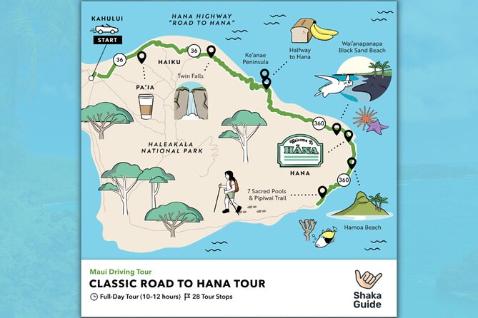 Shaka Guide Maui "Classic" Road to Hana Audio Driving Tour - Twin Falls and the first waterfalls