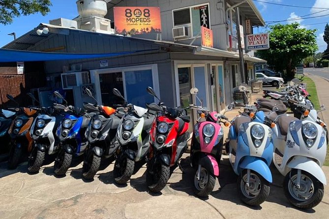 Single Passenger Moped/Scooter - 18+ NO Motorcycle License Needed - Picking up your moped in Lahaina