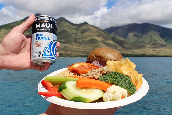Snorkel Sail Adventure off Ka'anapali Beach, Maui - Drinks and the sail back
