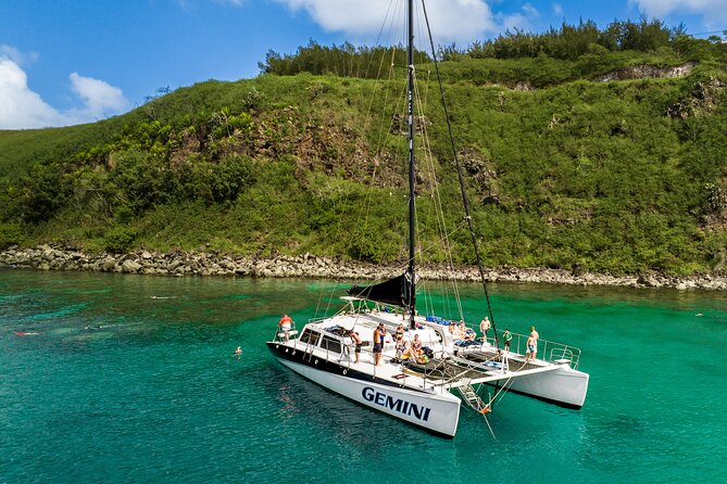 Snorkel Sail Adventure off Ka'anapali Beach, Maui - One main stop, with Honolua Bay possible