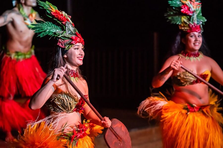 South Maui: Gilligans' Island Luau with Dinner and Drinks - Music, storytelling, and Polynesian traditions