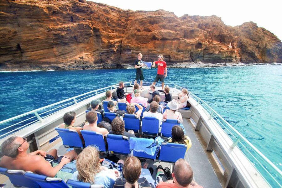 South Maui: Molokini Wild Eco Adventure from Maalaea Harbor - Marine Naturalists make the water easier to understand