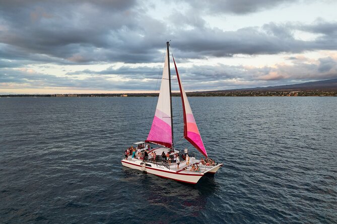 Sunset Sailing on a Floating Tiki Bar Charming Hawaiian Catamaran - Whale watching from December through April