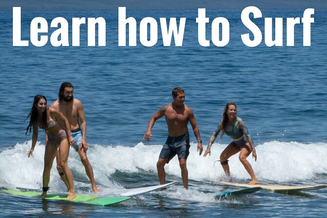 Surf Lesson on Maui - The beach setting and the weather question
