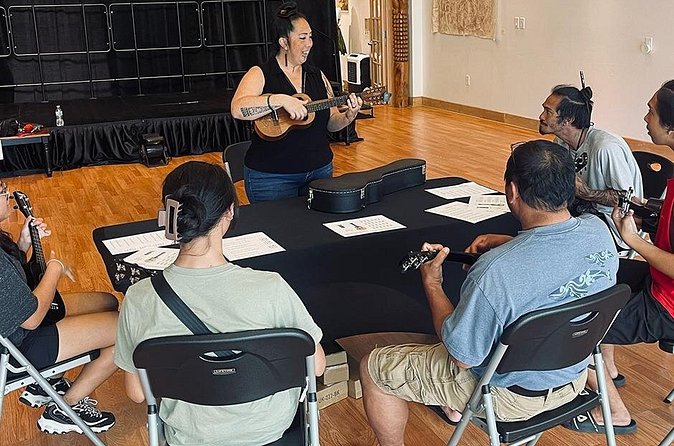 Ukulele Lesson on Maui (Basics) - A cultural activity that works for families