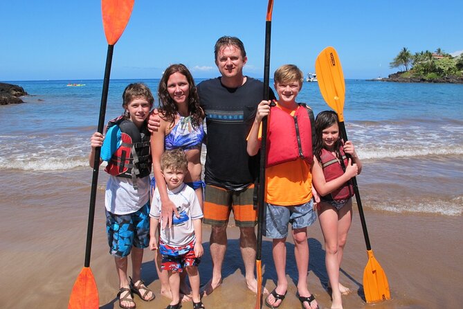 Ultimate Maui Kayak Snorkel Experience - A sandy anchor point makes the snorkel stop easier