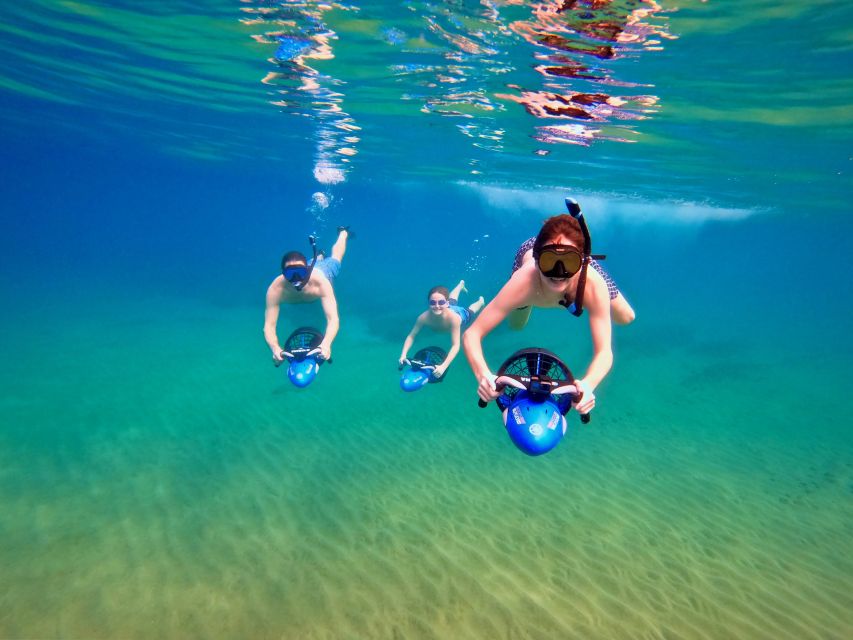 Wailea Beach: Guided Sea Scooter Snorkeling Tour - Starting at Wailea Beach with a practical setup