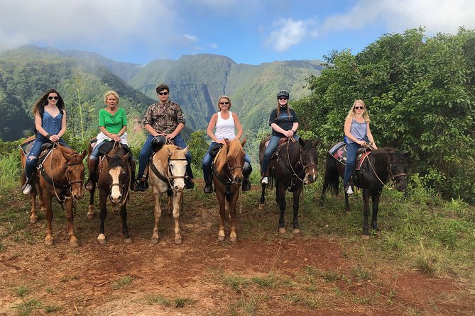 West Maui Mountain Waterfall and Ocean Tour via Horseback - Descending toward the Pacific