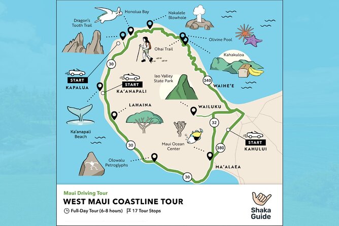 West Maui Self-Guided Audio Tour - Art, viewpoints, and the return toward Wailuku